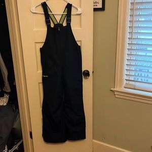 Black youth M 10/12 ski bib